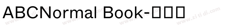 ABCNormal Book字体转换